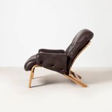 Set of Ry Wing lounge chair and ottomanby by Elsa and Nordahl Solheim