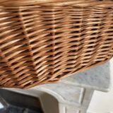 Domed wicker basket