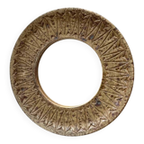 "Sun" mirror in ceramic by André Bodin, 1970s