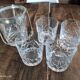 Whisky service 5 pieces in chiseled crystal