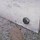 Arc lamppost - telescopic - travertine base -