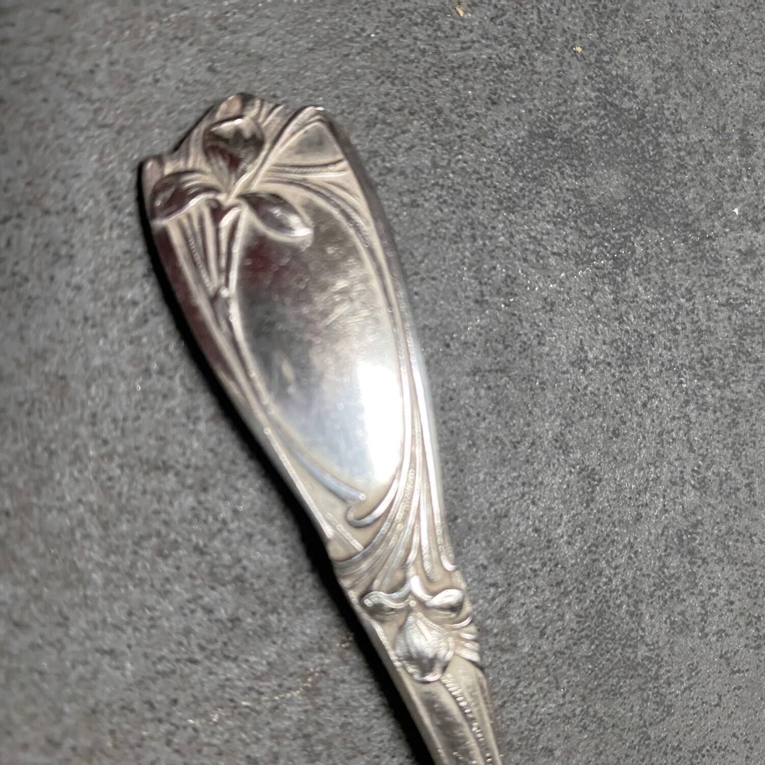 6 Art Nouveau teaspoons