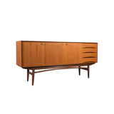 Midcentury Teak Sideboard, Norway, 1960s, Gustav Bahus Style, Fully Restore