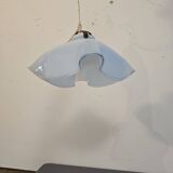 Blue opaline pendant light