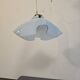 Blue opaline pendant light