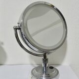 Table with lighting 23x23cm magnifying mirror