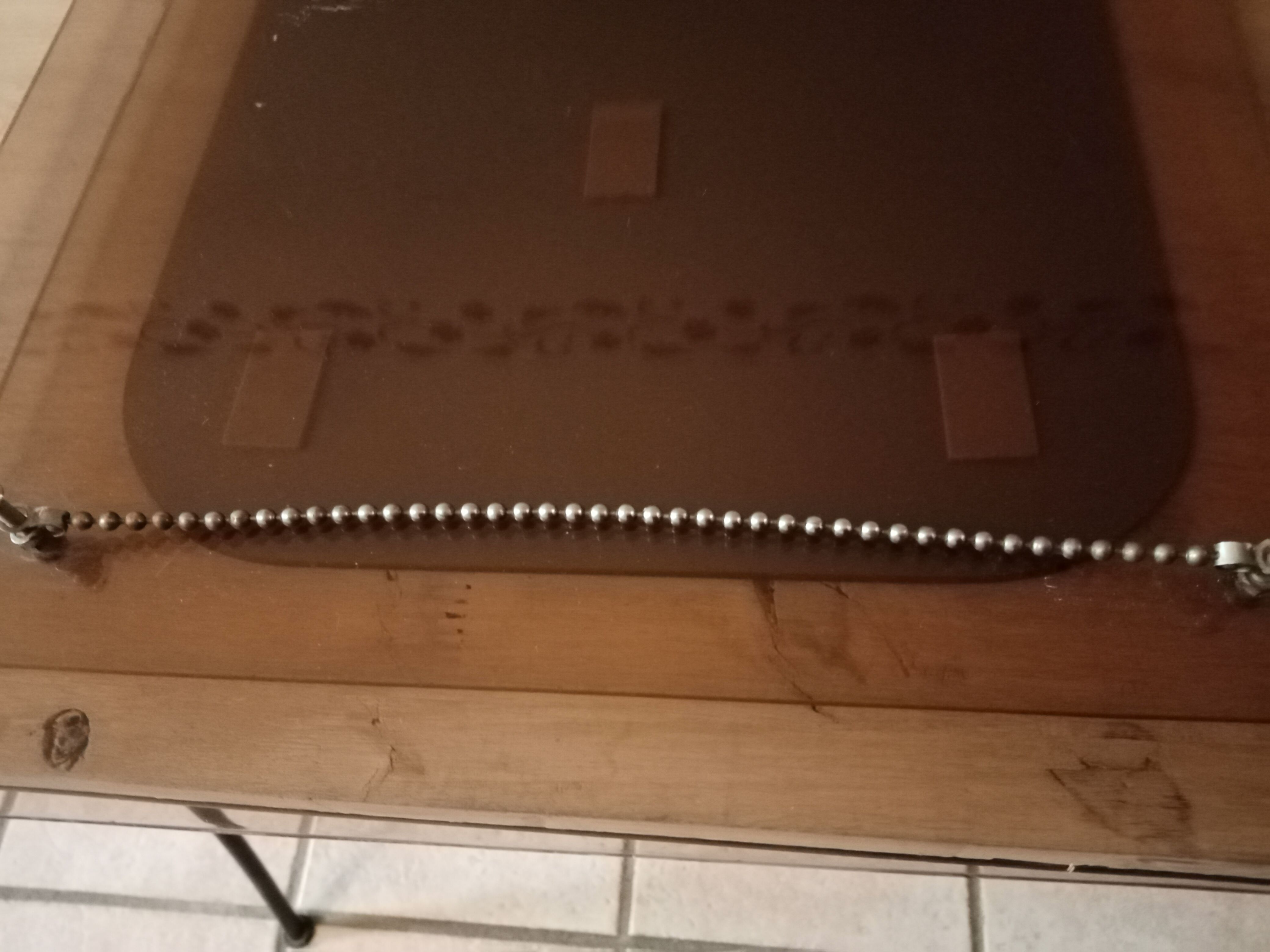 Mirror on smoked plexi frame - 40x40cm