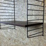 60s 70s oak string shelf module by Kajsa & Nils "Nisse" Strinning Sweden