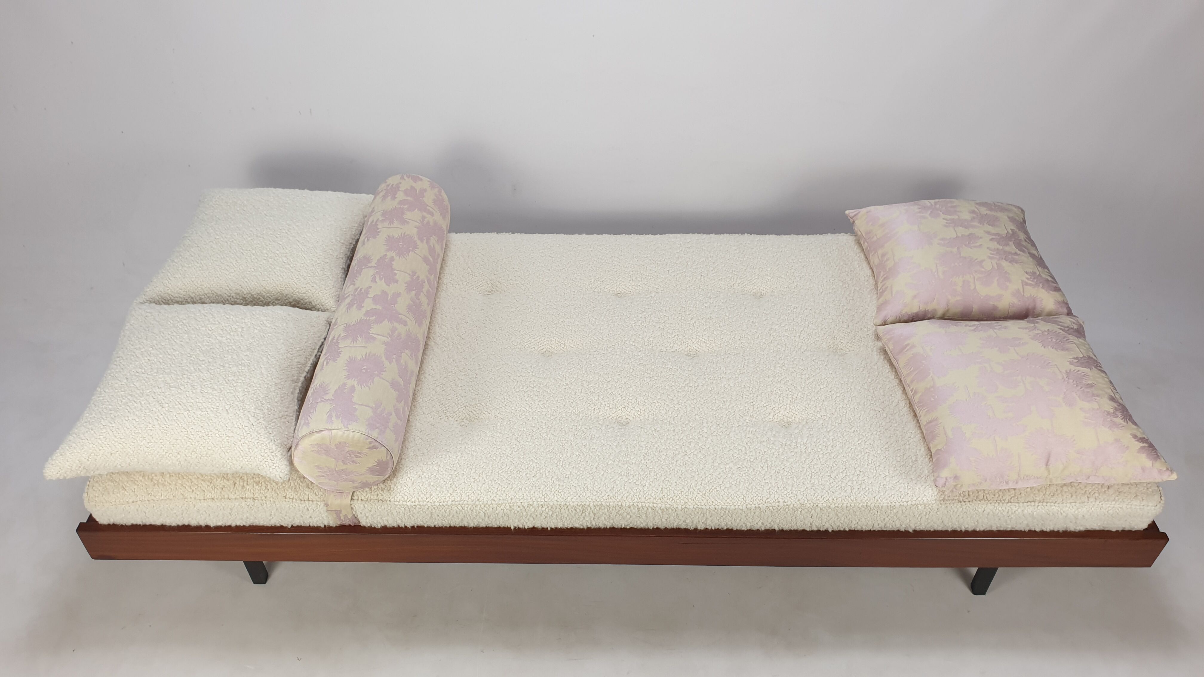 Teak Daybed with Dedar Cushions, 1960s