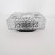 Vintage ceiling lamp / wall lamp - Molded glass - square - 1960