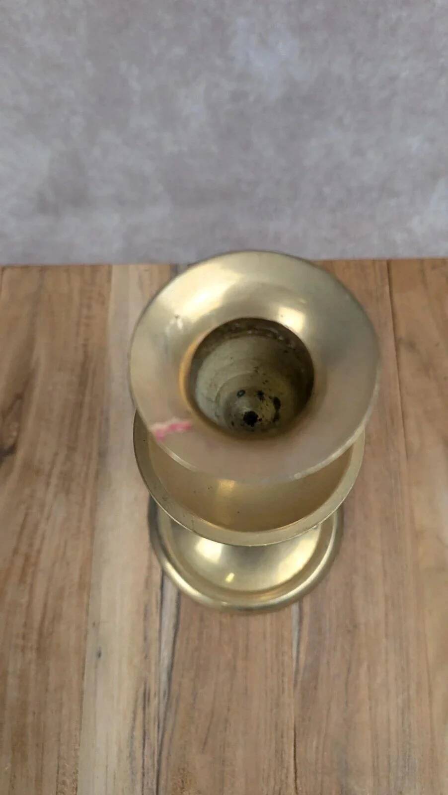 Antique brass candlestick