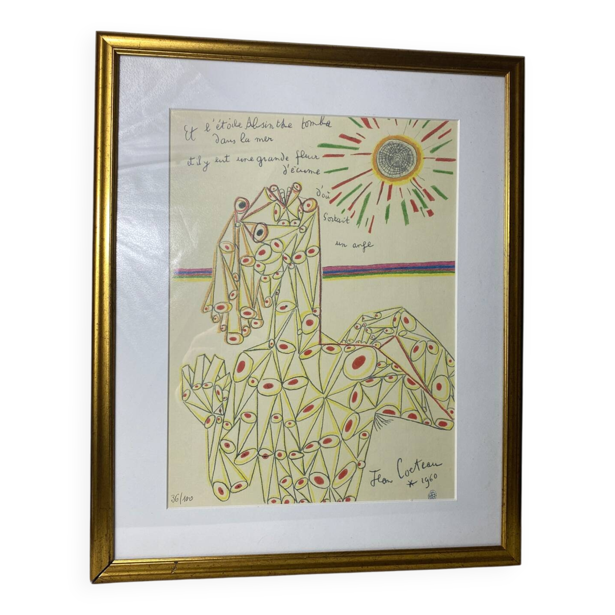 Jean Cocteau Lithograph