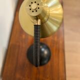 Gold metal desk lamp