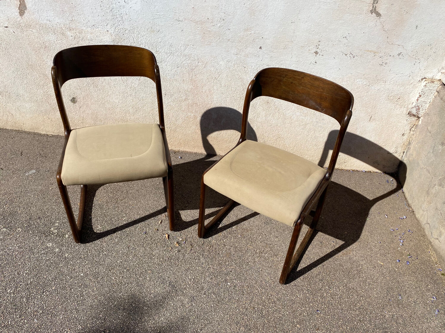 Baumann sleigh chairs