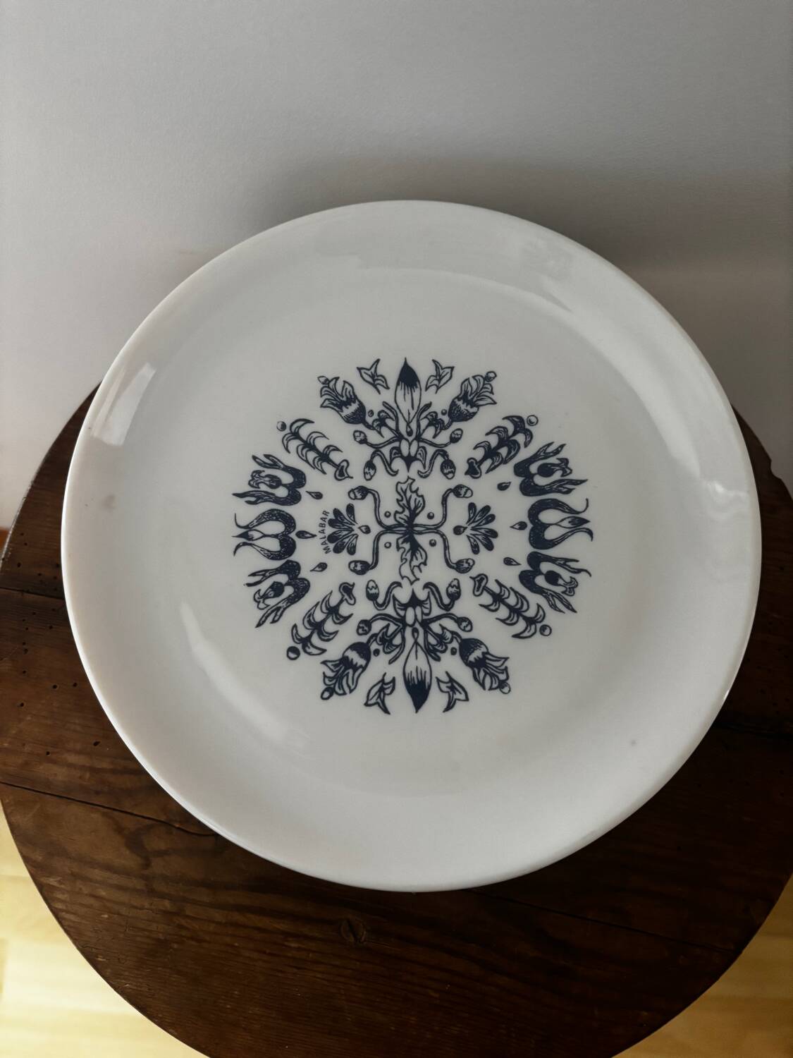 Vintage set of 6 vintage Malabar dessert plates