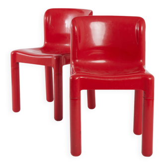 Pair of Carlo Bartoli chairs for Kartell