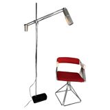 Haloprofil 8008 floor lamp by Viktor Frauenknecht for Swiss Lamps, 1970s