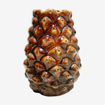 Vintage pineapple ceramic vase