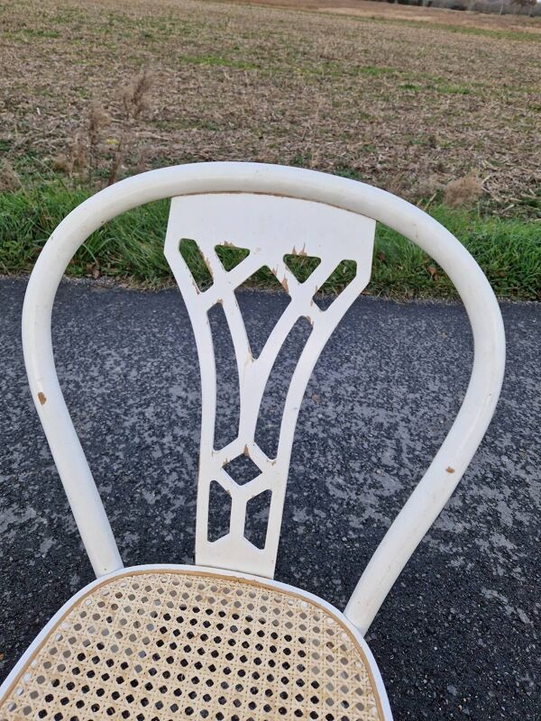 Lot de 4 chaises bistrot vintage