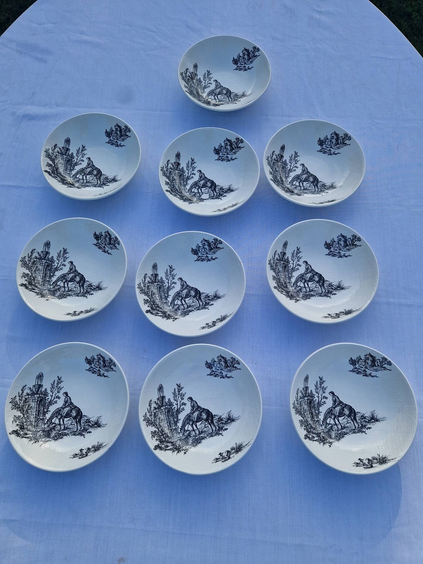 Assiettes Creuses Ou Bols Salins Modèle Pastorale
