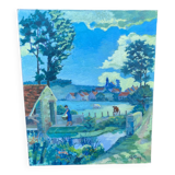 Landscape signed Charlot 1969-1973