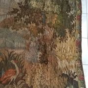Tapisserie de laine "Verdure Flamande" de la manufacture Robert Four