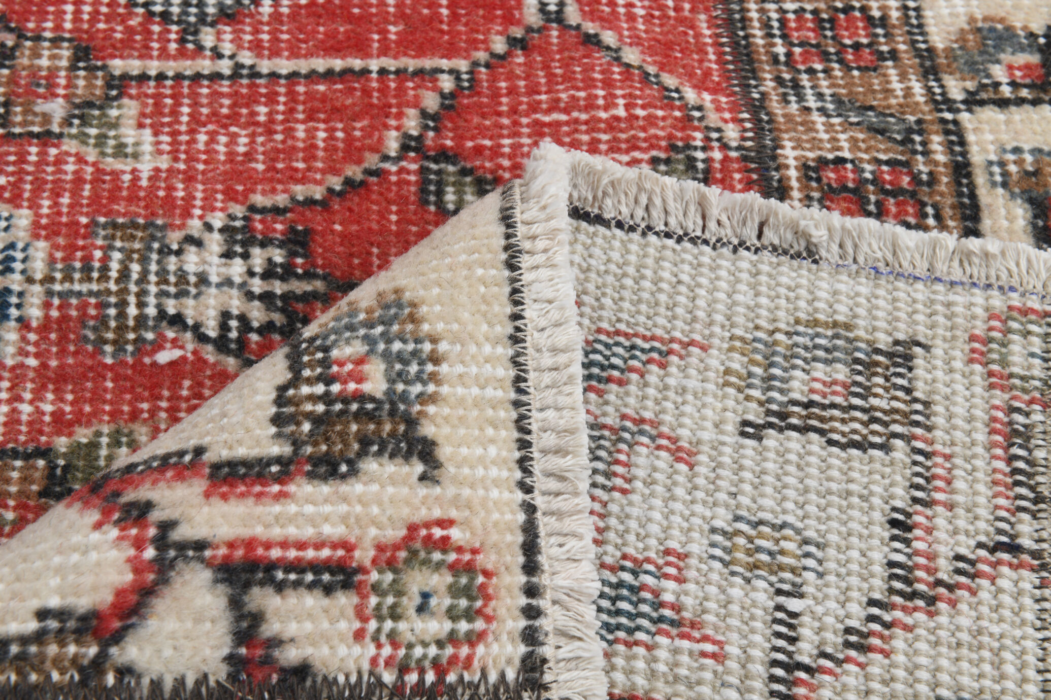 Vintage runner rug. 69x199cm