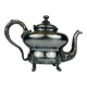 Théière ancienne en argent plaqué de la Barbour Silver Company, USA, fin 19ème siècle