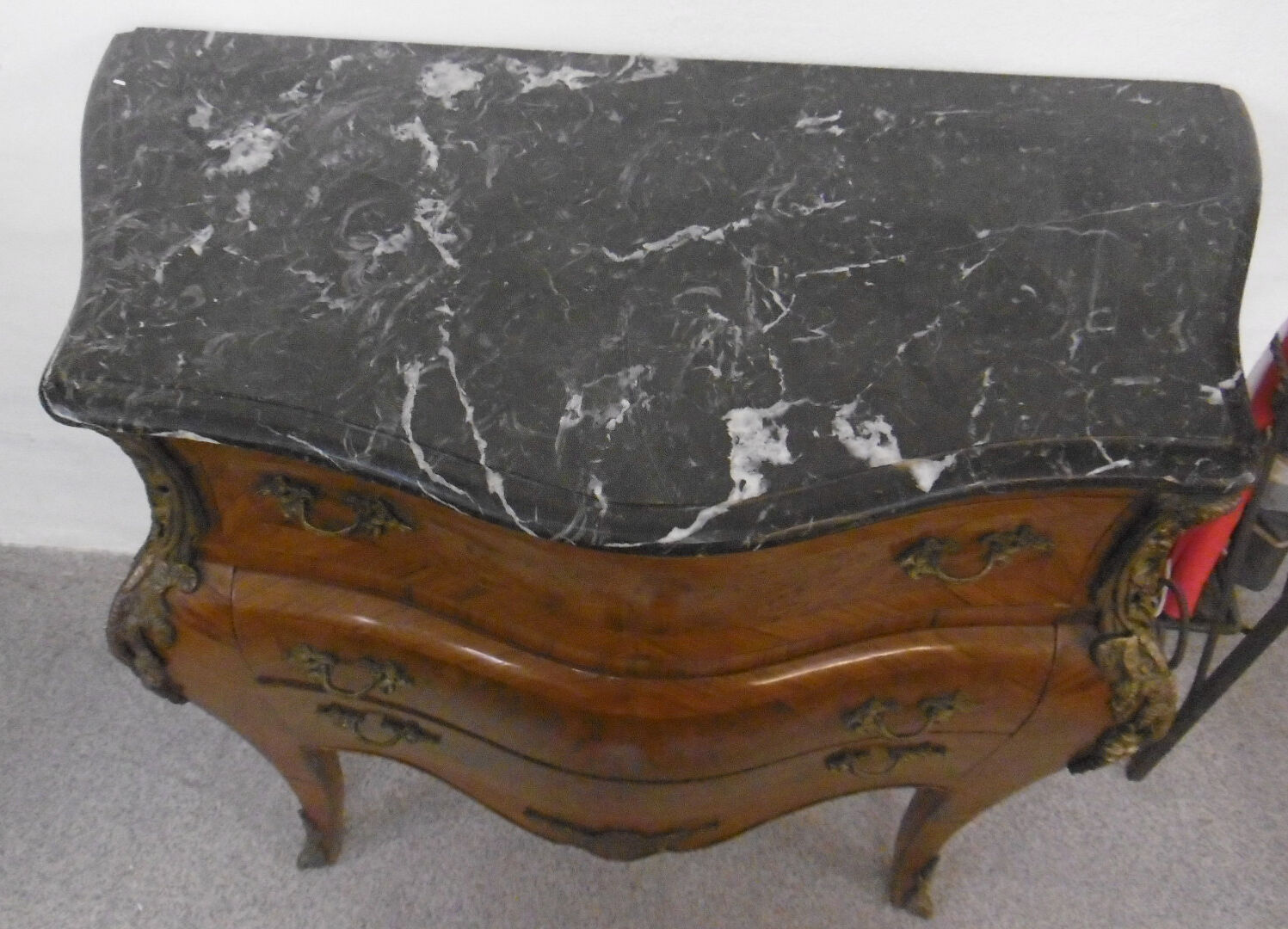 Louis XV style curved dresser