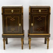 Liberty Italian Thuja Briar and Pink Portugal Marble Twobedside