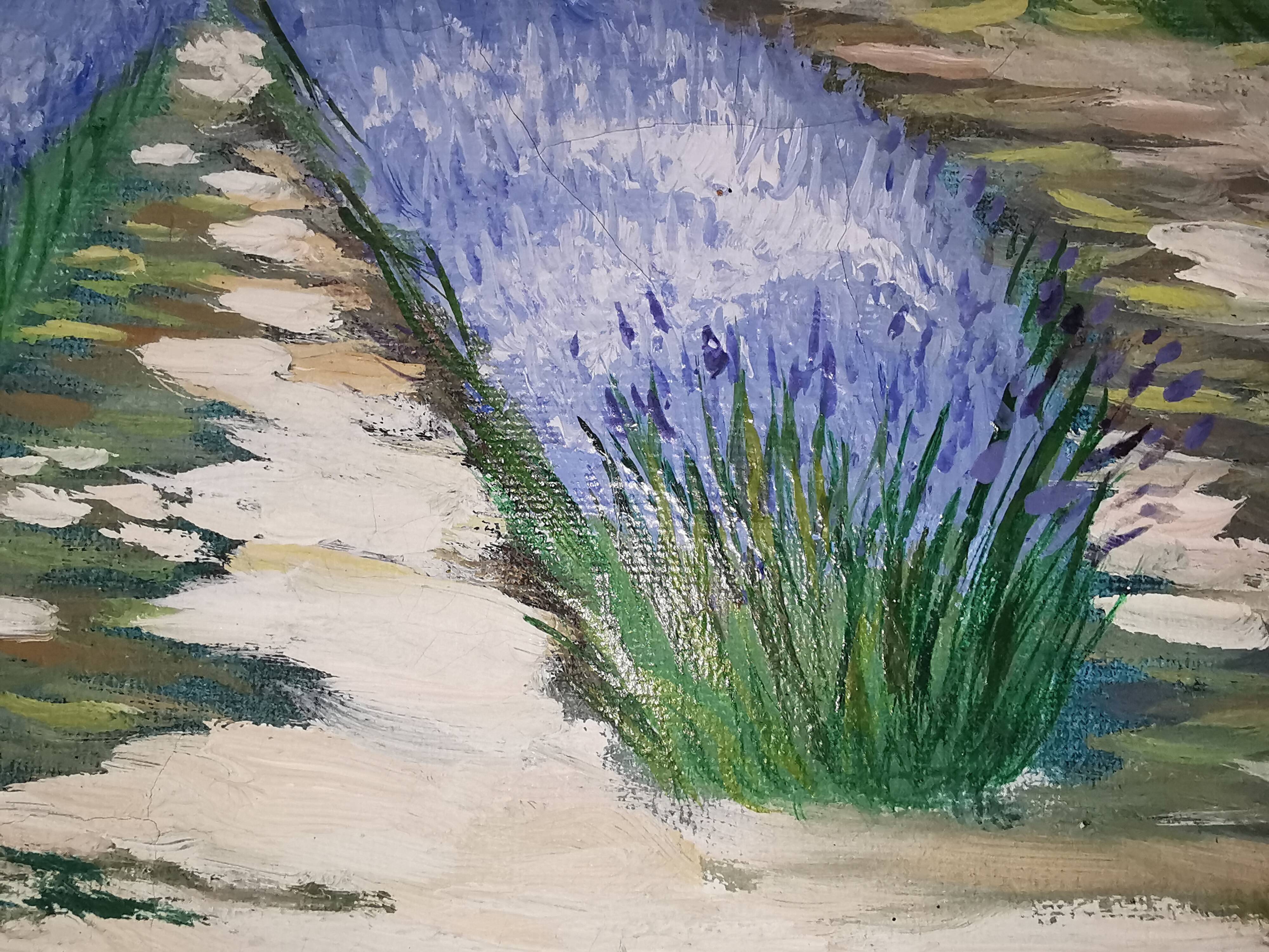 Provençal watercolor signed