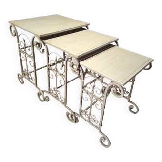 3 nesting tables in iron