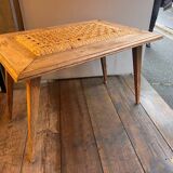 Rope and oak coffee table 1960