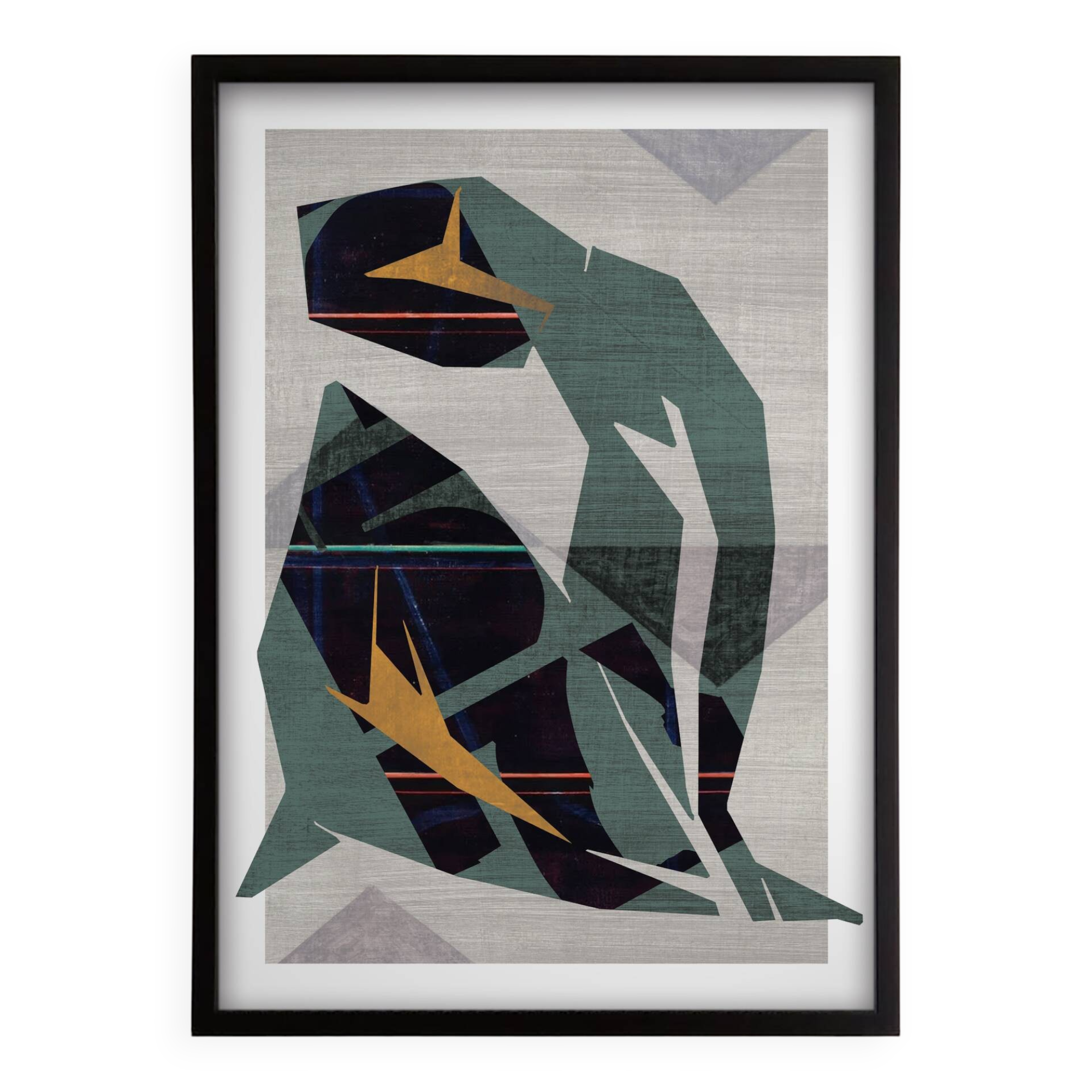 Contemporary art print Green Nude
