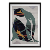 Contemporary art print Green Nude