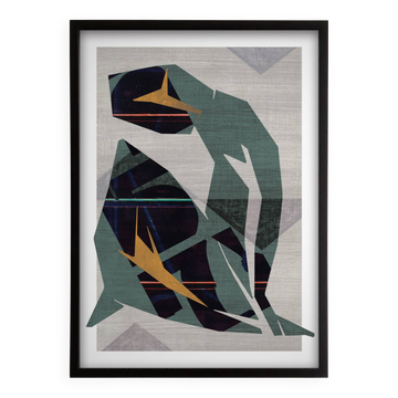 Contemporary art print Green Nude