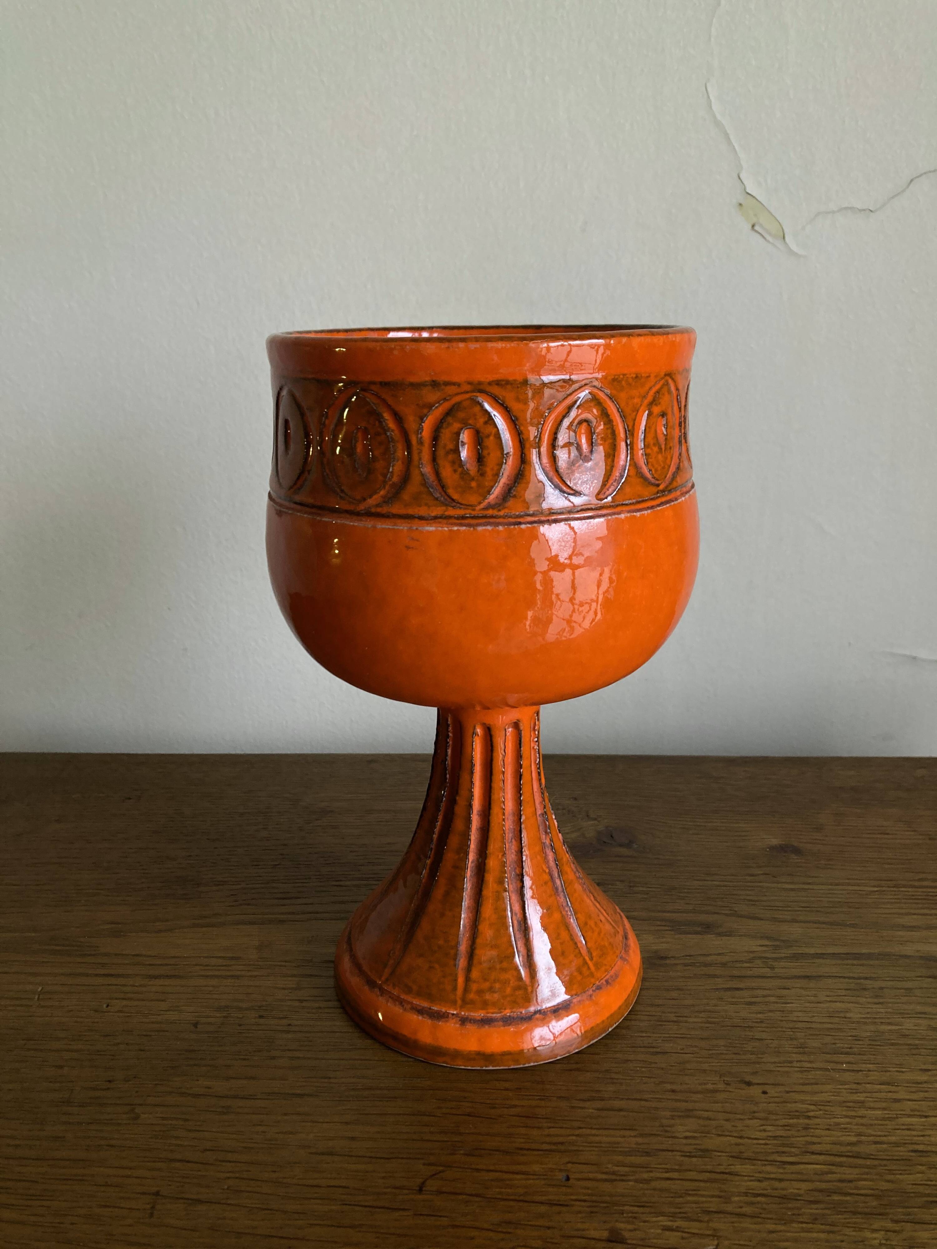 XXL ceramic 1960 Aldo Londi for Bitossi, mid-century Italian design