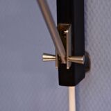 Dutch counterbalance arc wall lamp by Willem Hagoort for Hagoort Lighting, 1950s