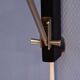 Dutch counterbalance arc wall lamp by Willem Hagoort for Hagoort Lighting, 1950s