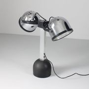 Silver Trepiù table lamp by Gae Aulenti & Livio Castiglioni for Stilnovo, 1971
