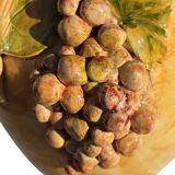 Provencal ceramic vase hand-painted in majolica