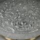 1960s 1970s Ceiling Lamp Ice Glass Doria Germany Space Age Design