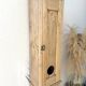 Small wardrobe in raw wood