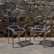 Pair of chrome Sandow chairs by René Herbst