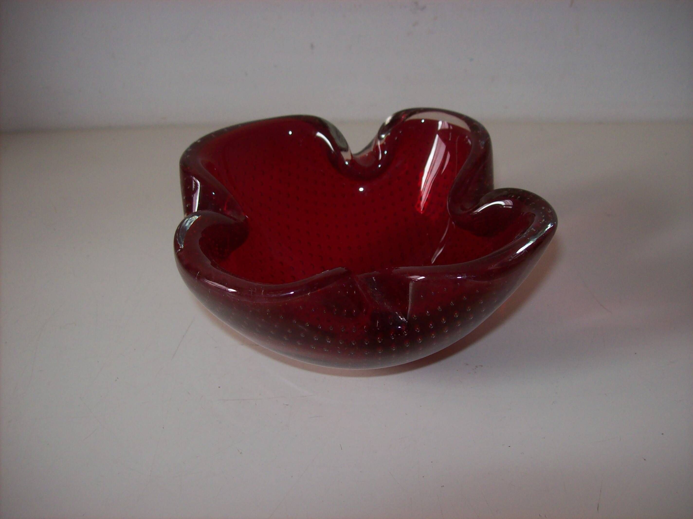 Murano glass bowl by Flavio Poli for Seguso