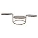 Midcentury Swivel and Folding Chrome Coffee Table, Germany, 1970s