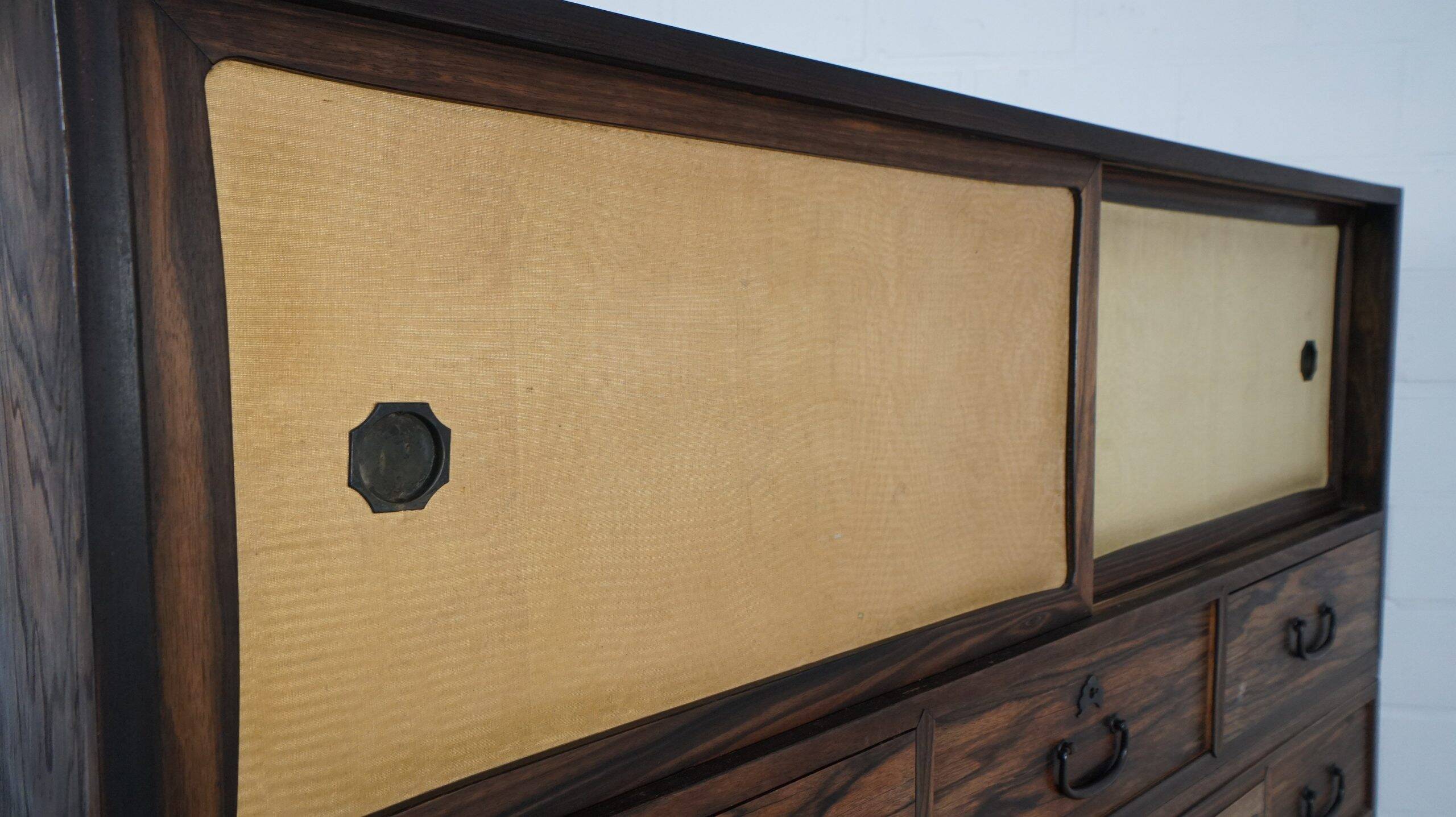 19th century Japanese cabinet in rosewood