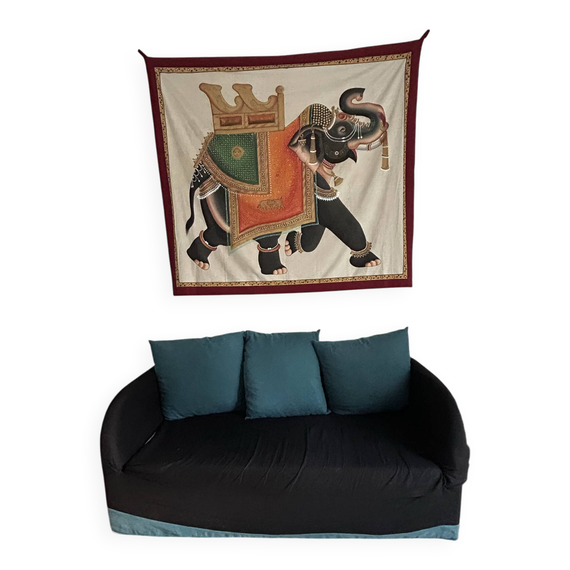 RIVIERA Sofa Sarah Lavoine – Black & Blue