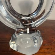 1950s/60s Vannes crystal candlestick, France