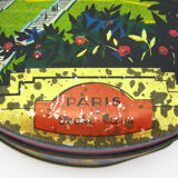 Old box of candies in lithographed sheet metal - Basilica Sacred Heart Paris - vintage 30s